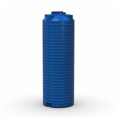 Емкость Europlast 1000 л двухслойная вертикальная Ø 79*228 см синяя (узкая)