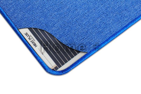 Теплий килим з підігрівом Solrey 530*1430 мм для кімнат ванної балкона (синій)