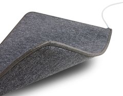 Теплый коврик с подогревом Solrey 530*1430 мм для комнат ванной балкона (Серый)
