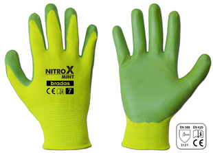 Рукавички захисні NITROX MINT нітрил, розмір 8, RWNM8 1354278539 фото