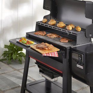 Сталевий складаний передній стіл для Weber SEARWOOD XL 600 3400109 фото