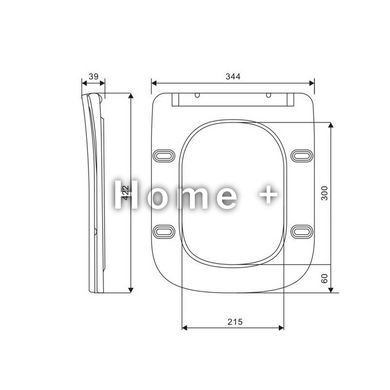 Сидіння для унітаза Qtap (Crow Ultra) з мікроліфтом Slim QT99SC6108W SD00052112 фото