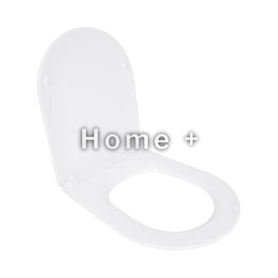 Сидіння для унітаза Qtap (Evia, Arvin, Leo 630) 410x330x22 мм, White, з мікроліфтом, Slim Duroplast, Quick Release QTSC179W49264 SD00055388 фото