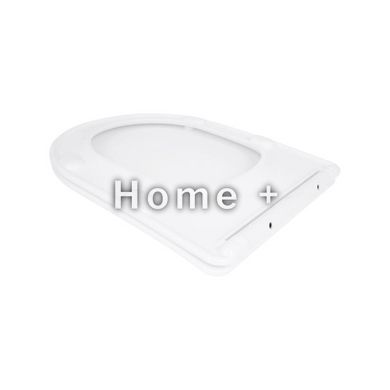 Сидіння для унітаза Qtap (Evia, Arvin, Leo 630) 410x330x22 мм, White, з мікроліфтом, Slim Duroplast, Quick Release QTSC179W49264 SD00055388 фото