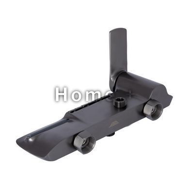 Душова система універсальна Qtap Slavonice на три споживачі (з виливом) QTSLA111GMB45905 Gunmetal Black SD00052029 фото