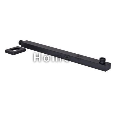 Кронштейн для верхнього душу Qtap Trubice 400 мм прямокутний QTTRU120BLM45929 Black Matt SD00052053 фото