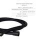 Акційний набір 2+1: Шланг для ручного душу 1600 мм Qtap Hadice QT054BL43074 Black Matt