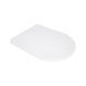Сидіння для унітаза Qtap (Evia, Arvin, Leo 630) 410x330x22 мм, White, з мікроліфтом, Slim Duroplast, Quick Release QTSC179W49264