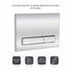 Панель смыва для унитаза Qtap Nest QT0111M08381CRM
