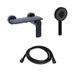 Комплект Qtap Slavonice Black Matt: Змішувач QTSLA266BLM45908 + Тримач QT829910842854OB + Шланг SD00054150 фото