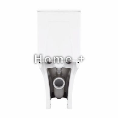 Унітаз-компакт Qtap Presto Quadro безобідковий із сидінням Soft-close QT24221215AW SD00052480 фото