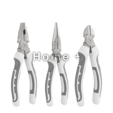 Набор плоскогубцев PRO, 3 штуки, никелированные, WHITE LINE, DIY-PLWL13/1SET DIY-PLWL13/1SET фото