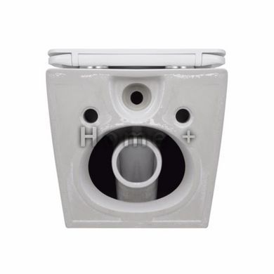 Унітаз підвісний Qtap Jay безобідковий із сидінням Soft-close QT07335175W SD00053467 фото