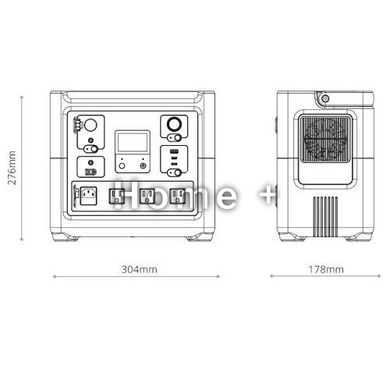 Зарядная станция GENERGY ZERO GZE-0810 835 Вт/ч