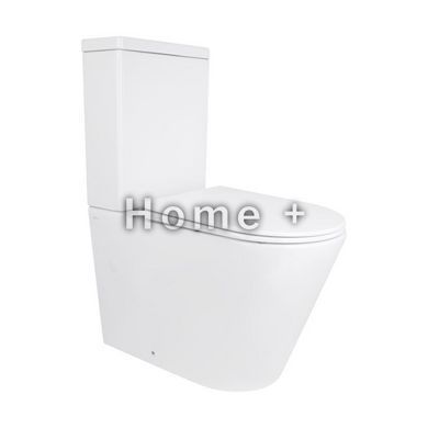 Унітаз-компакт Qtap Stork безобідковий із сидінням Soft-close QT15222178W SD00036225 фото