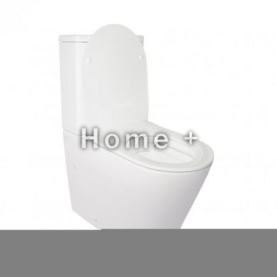 Унитаз-компакт Qtap Stork безободковый с сиденьем Soft-close QT15222178W