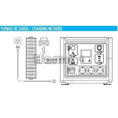 Зарядна станція GENERGY ZERO GZE-0810 835 Вт/год 240000191 фото