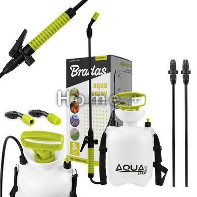 Обприскувач садовий пневматичний, AQUA SPRAY, 3 літри, AS0300 Польща 1352527909 фото