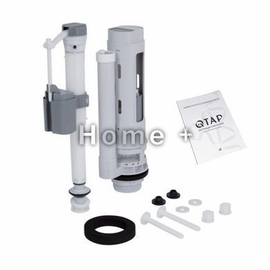Унітаз-компакт Qtap Presto Quadro безобідковий із сидінням Soft-close QT24221215AW SD00052480 фото