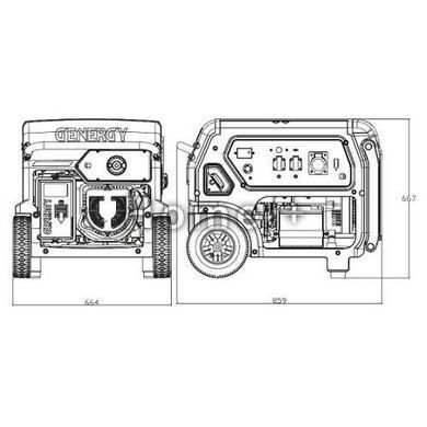 Генератор бензиновий GENERGY FORMIGAL S 7 / 6,5 кВт 240068090 фото