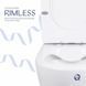 Унітаз-компакт Qtap Stork безобідковий із сидінням Soft-close QT15222178W