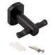 Крючок Qtap Liberty двойной QTLIBBLM1154 Black