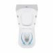 Унітаз-компакт Qtap Presto Quadro безобідковий із сидінням Soft-close QT24221215AW