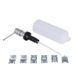Кухонна мийка Lidz H5050G 3.0/0.8 мм Brush Grey (LDH5050GPVD3008)