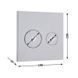 Панель смыва для унитаза Qtap Nest Uni QT0211P01V1009CRM