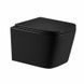 Унитаз подвесной Qtap Crow Ultra Quiet 485×340×290 мм, Matt Black, с сиденьем Slim Duroplast/ Soft-close/ Quick Release