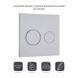 Панель смыва для унитаза Qtap Nest Uni QT0211P01V1009CRM