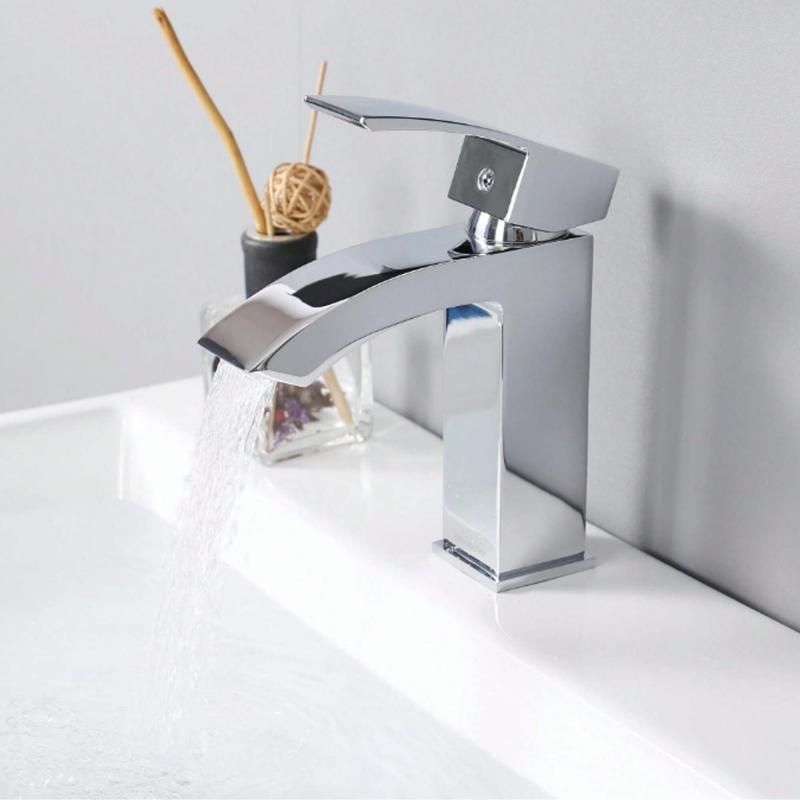 Змішувач для раковини Qtap Swan Cascada QTSWA270CRM45564 Chrome SD00051688 фото