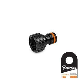 Адаптер на кран із внутрішньою різзю 1/2", BLACK LINE, з ярликом, ECO-PWB2196 1569621372 фото