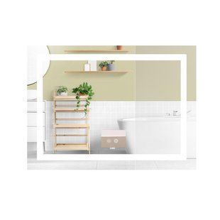 Зеркало Lidz Kubis (KU1) 900х700 с LED-подсветкой Touch, с антизапотеванием, с диммером, рег. яркости LD78LF9049070 SD00054575 фото