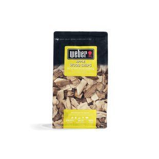 Тріска (щепа) для копчення Weber, яблуко, 700 гр. 17621 фото