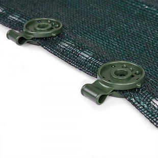 Затискач для сітки 50 шт. BUNGEE CORD CLIPS, зелений, BCK4-GR-L50 BCK4-GR-L50 фото