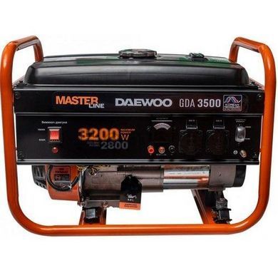 Генератор бензиновий DAEWOO GDA-3500 3,2 кВт 240711090 фото