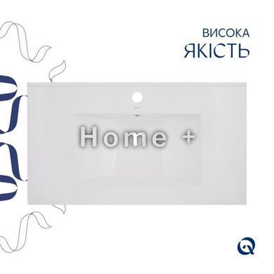 Комплект Albatross: Раковина врезная мебельная 820x460x180 мм, White, прямоугольная + Донный клапан Pop-up SD00054599 фото