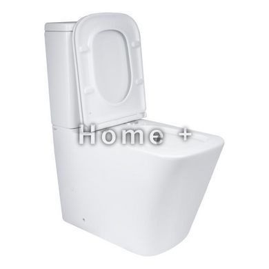 Унітаз підлоговий Qtap Tern Ultra Quiet безобідковий із сидінням Soft-Close QT17222175AUQ1W White SD00051948 фото