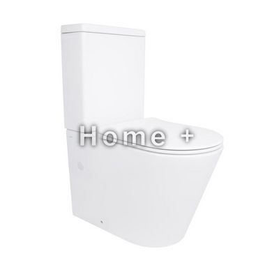 Унитаз-компакт Qtap Stork безободочный с сиденьем Soft-close QT15222179W SD00036226 фото