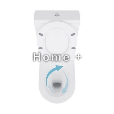 Унітаз підлоговий Qtap Swan Eco Ultra Quiet із сидінням Soft-close 640x360x835 мм QTSWA27W48 White SD00054872 фото