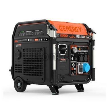 Генератор инверторный бензиновый GENERGY CRETA SILENT ATS 7,5 кВт 240073090 фото
