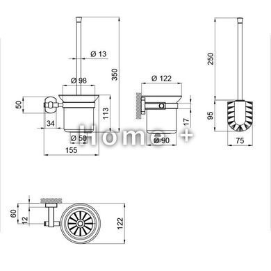 Ершик для унитаза Qtap Liberty CRM 1157 SD00031720 фото