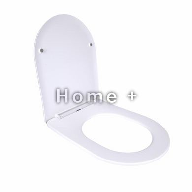 Qtap Сидіння для унітаза підлогового (Vlasta) 560&times;363&times;30 мм, White, з мікроліфтом, Slim Duroplast, Quick SD00053688 фото