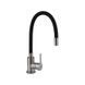 Смеситель для кухни Brinex Pure 015F3 с гибким изливом Nickel/Black BRIPUR015F3NKB SD00053183 фото
