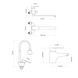 Набор смесителей Lidz Tani (001F1+0052+008F4)