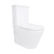 Унитаз-компакт Qtap Stork безободочный с сиденьем Soft-close QT15222179W