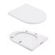 Унітаз підлоговий Qtap Swan Eco Ultra Quiet із сидінням Soft-close 640x360x835 мм QTSWA27W48 White
