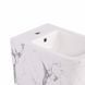 Биде подвесное Qtap Tern 520x350x330 мм, Marble QT17551303GMR