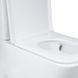 Унітаз підлоговий Qtap Tern Ultra Quiet безобідковий із сидінням Soft-Close QT17222175AUQ1W White